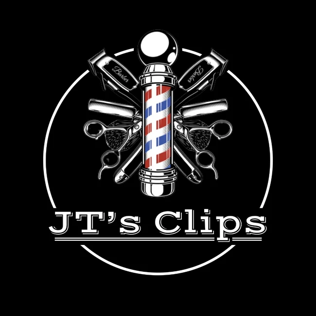 JT's Clips barber logo